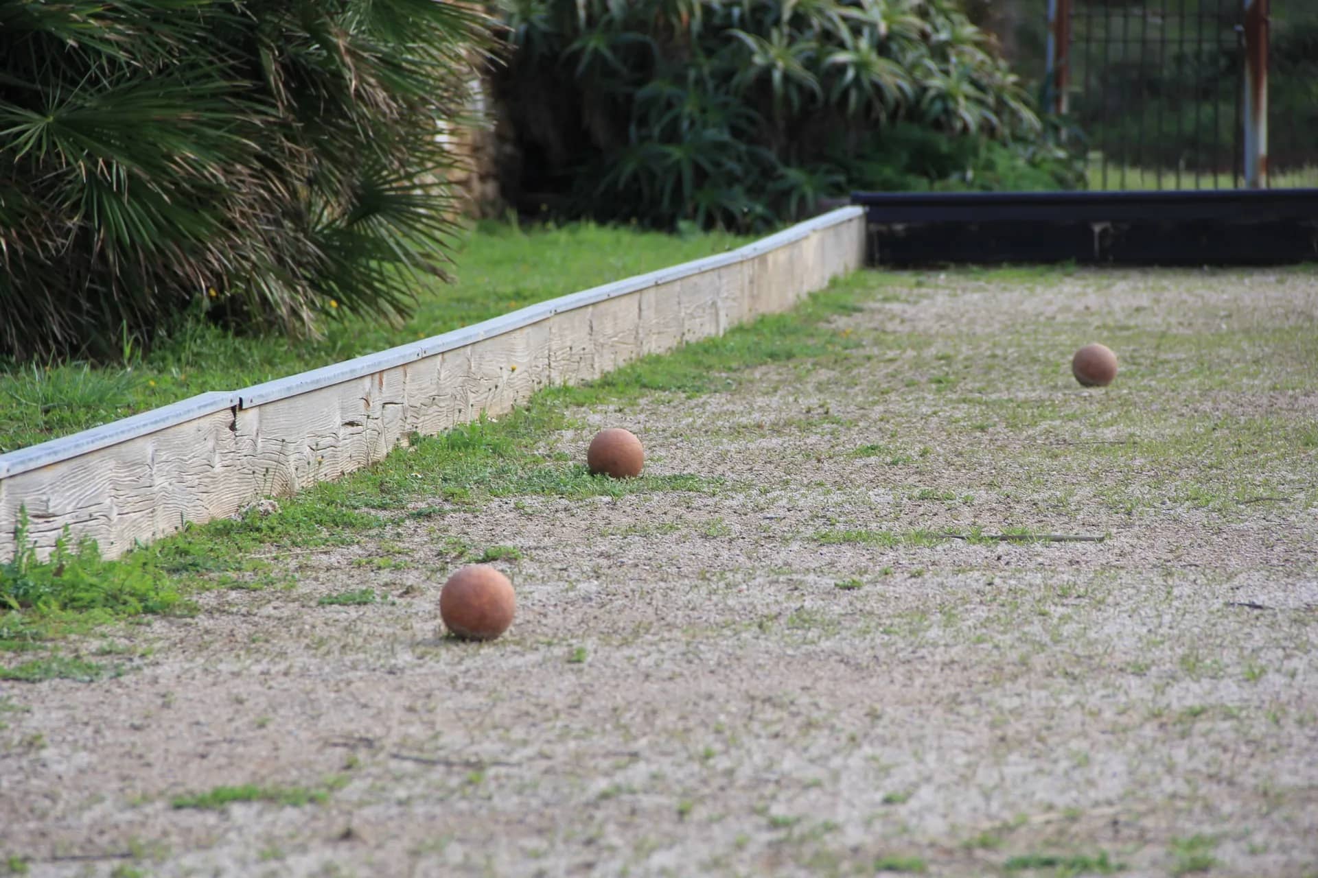 Bocce dettaglio pista
