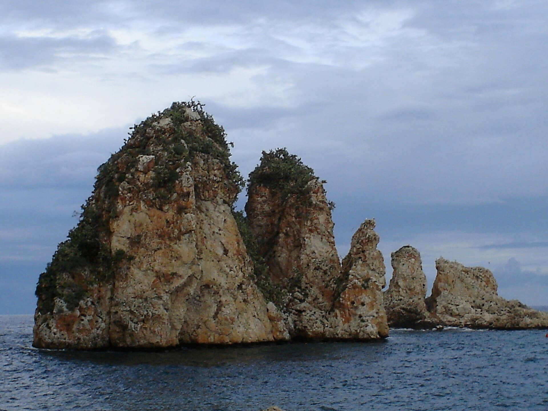 I faraglioni di Scopello, sul Golfo di Castellammare